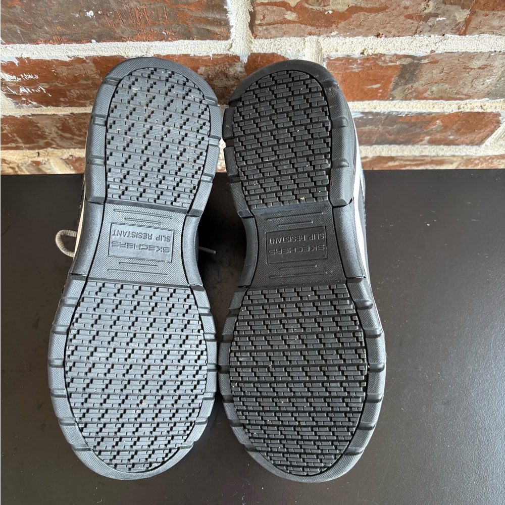 Sketchers Work: Biscoe Steel Toe Safety Shoes Size 9 Blue Black Memory Foam - Picture 14 of 14